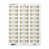 Moderne sprankelende Bokeh glitter look Etiket (Full Sheet)