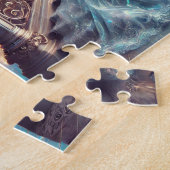 Moderne Sprookjesjurk Betoverd Paleis Fantasie Legpuzzel (Zijkant)