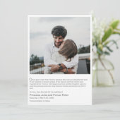 Moderne sprookjesliefdesverhaal foto slaat de datu kaart (Staand voorkant)