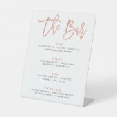 Moderne sprookjesverbinding met de Drinken van het Reclamebord Met Voetstuk (Voorkant)