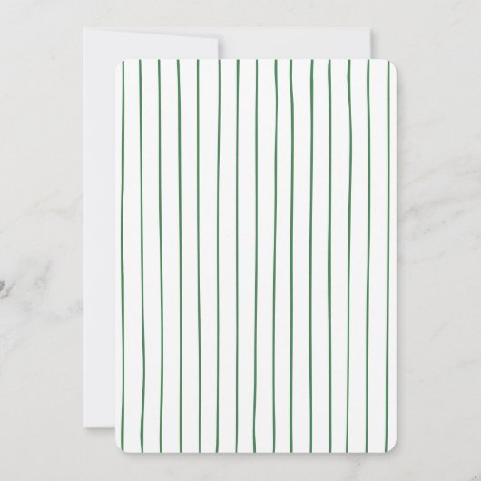 Moderne Squiggle St Patricks Day Trouwdouche Kaart (Achterkant)