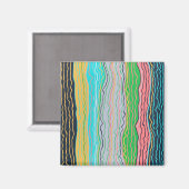 Moderne Squiggles Magneet (Voorkant / Achterkant)