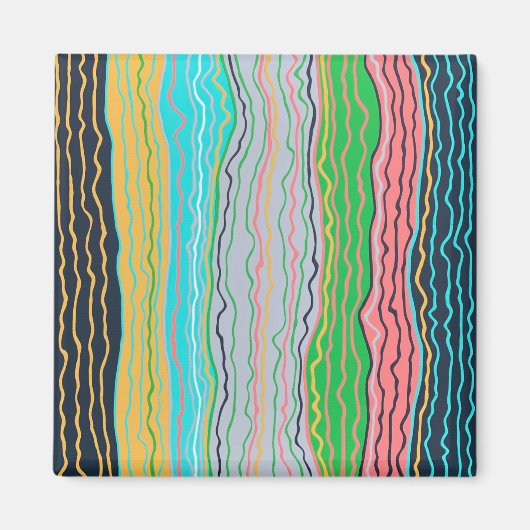 Moderne Squiggles Magneet (Voorkant)