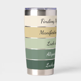 Moderne St. Patrick's Day Gradiënt Geïsoleerde Drinkbeker