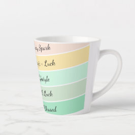 Moderne St. Patrick's Day Gradiënt Latte Mok
