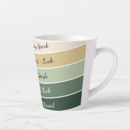 Moderne St. Patrick's Day Gradiënt Latte Mok