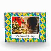 Moderne ST VINCENT FLAG Kerstmis Fotoblokken (Voorkant)