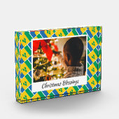 Moderne ST VINCENT FLAG Kerstmis Fotoblokken (Links)