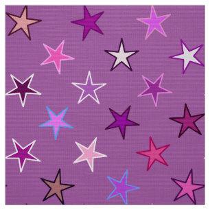 Moderne staarten, Violet, Plum en Pink Stof
