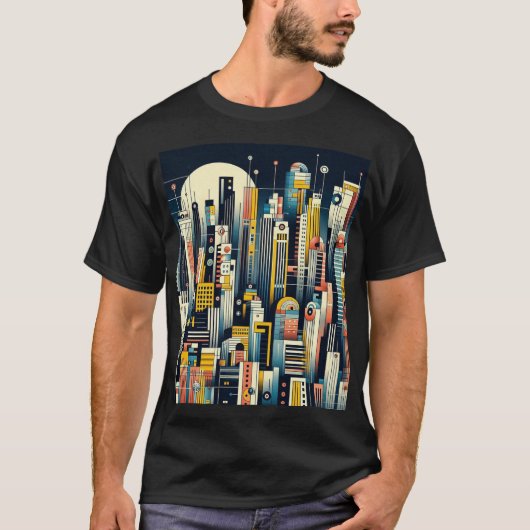 Moderne stad 2 t-shirt (Voorkant)
