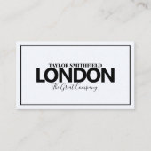 MODERNE STAD NIEUW VISITEKAARTJE (Voorkant)