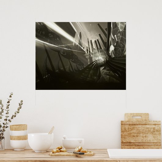 MODERNE STAD POSTER (Keuken)