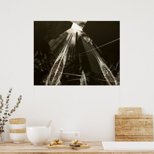 MODERNE STAD POSTER (Keuken)