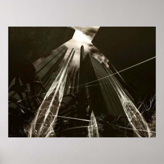 MODERNE STAD POSTER (Voorkant)