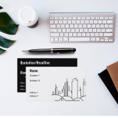 moderne stad visitekaartje