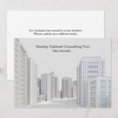 Moderne Stadsarchitectuur Aangepaste Zakelijke Ver Aankondiging (Voorkant / Achterkant)