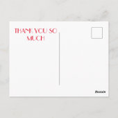 Moderne stadsgezicht skyline briefkaart (Achterkant)