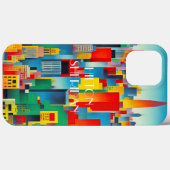 Moderne stadsgezicht skyline Case-Mate iPhone case (Achterkant (horizontaal))