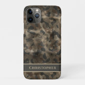 Moderne stadsvernieuwing Camo Monogrammed Name Case-Mate iPhone Case (Achterkant)