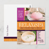 Moderne stam:02 Fotosjabloon Business Postcard Briefkaart (Voorkant / Achterkant)