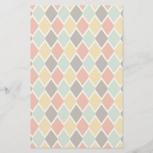 Moderne stammenpatroon briefpapier