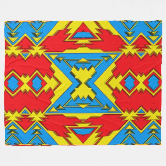 Moderne standaard Amerikaanse 12 opties Fleece Deken (Voorkant (Horizontaal))