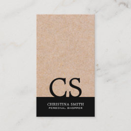 Moderne standaard veelvoudig afdrukken van zwart-w visitekaartje