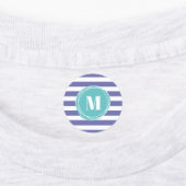 Moderne stapes voor monogram labels (Aangebracht)