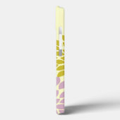 Moderne Star Burst Flower Persoonlijk iPhone Case (Achterkant / Links)