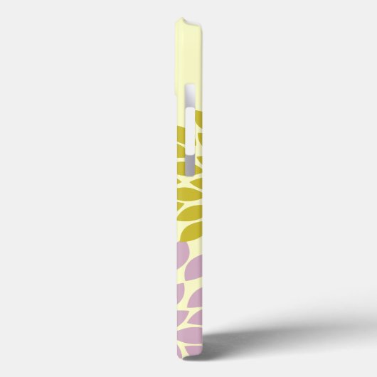 Moderne Star Burst Flower Persoonlijk iPhone Case (Achterkant / Links)