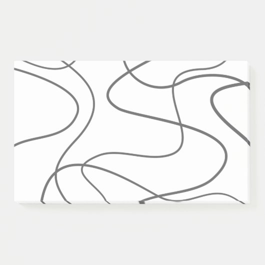 Moderne, stedelijke, abstracte patronen. Valse gol Post-it® Notes (Voorkant)