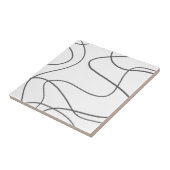 Moderne, stedelijke, abstracte patronen. Valse gol Tegeltje (Zijkant)