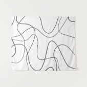 Moderne, stedelijke, abstracte patronen. Valse gol Wandkleed (Voorkant (horizontaal))