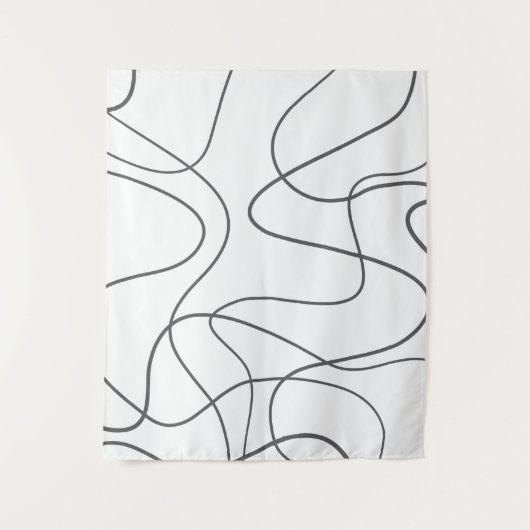 Moderne, stedelijke, abstracte patronen. Valse gol Wandkleed (Voorkant)