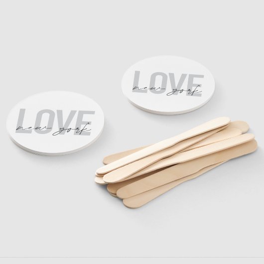 Moderne, stedelijke, coole vormgeving van Love New Handwaaier (Niet-gemonteerd)