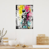 Moderne Stedelijke Dromer Huidige Wandkunst Poster (Keuken)