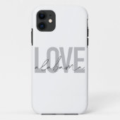 Moderne, stedelijke, eenvoudige, coole design Love Case-Mate iPhone Case (Achterkant)