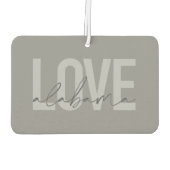 Moderne, stedelijke, eenvoudige, coole design Love Luchtverfrisser (Achterkant)