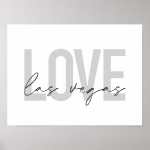 Moderne, stedelijke, eenvoudige, coole design Love Poster