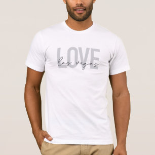 Moderne, stedelijke, eenvoudige, coole design Love T-shirt