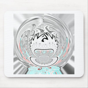 Moderne stedelijke flora patroon muismat