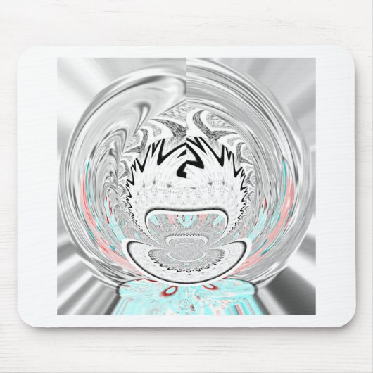 Moderne stedelijke flora patroon muismat (Voorkant)