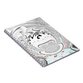 Moderne stedelijke flora patroon notitieboek (Rechterzijde)