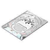 Moderne stedelijke flora patroon notitieboek (Linkerzijde)