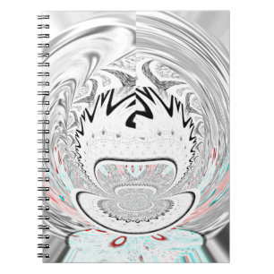 Moderne stedelijke flora patroon notitieboek