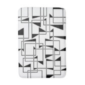 Moderne, stedelijke, gedurfde, coole geometrische badmat (Voorkant Verticaal)