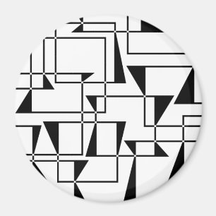 Moderne, stedelijke, gedurfde, coole geometrische magneet
