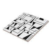 Moderne, stedelijke, gedurfde, coole geometrische tegeltje (Zijkant)