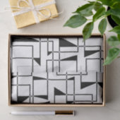 Moderne, stedelijke, gedurfde, coole geometrische  tissuepapier (Geschenk)