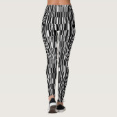 Moderne, stedelijke, hedendaagse geometrische patr leggings (Achterkant)